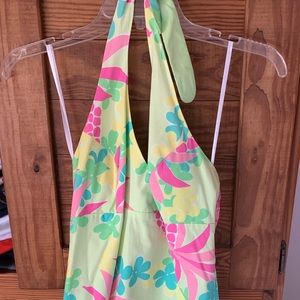 Lilly Pulitzer halter style dress. Size 6.